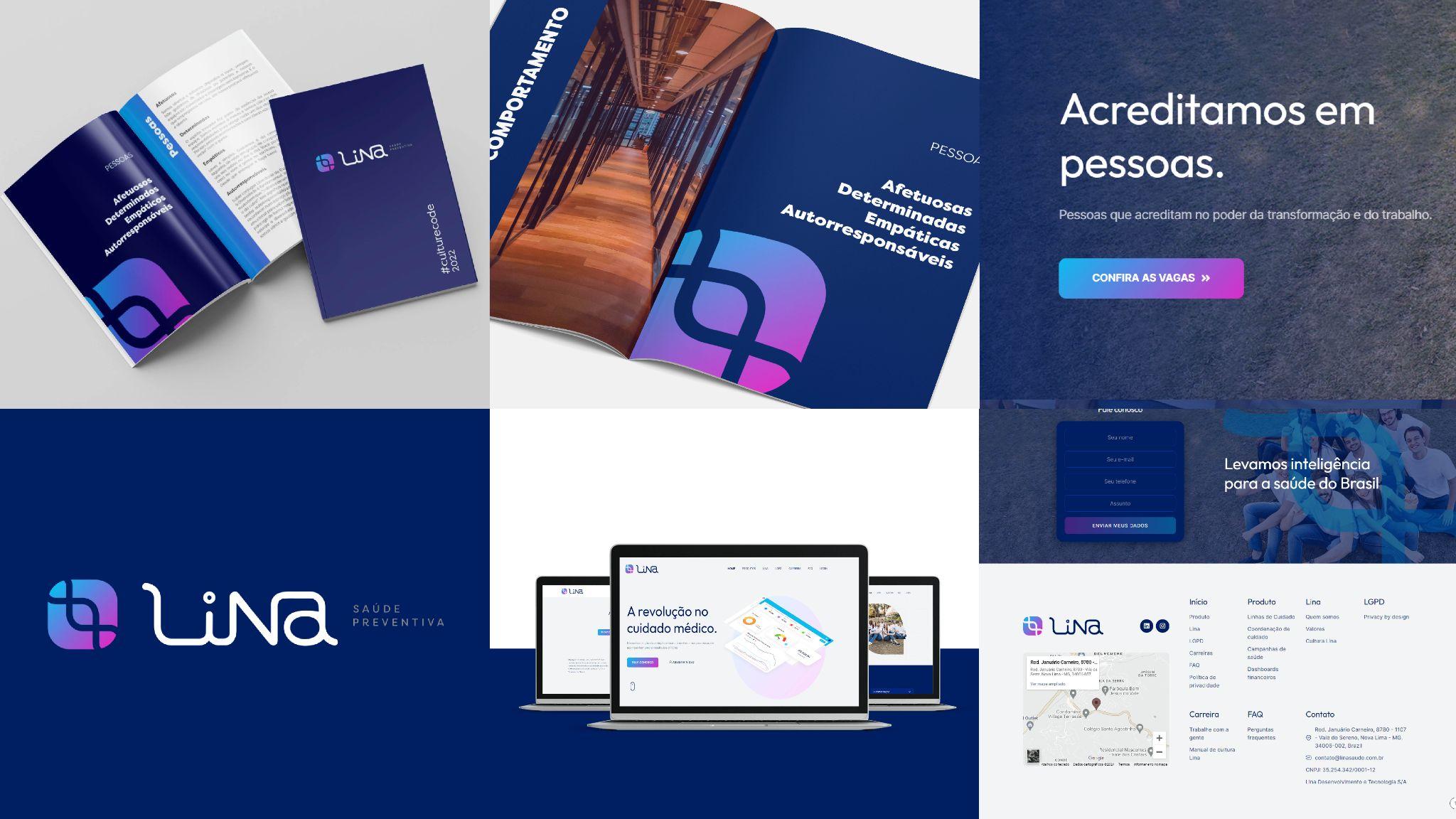 Case Lina Saúde: culture code, identidade visual e novo site